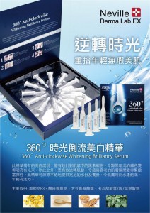 Neville Derma Lab EX 360°Anti-Clockwise Whitening Brilliancy Serum 360 時光倒流美白精華