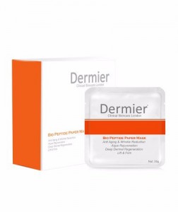 Dermier Bio Peptide Essence Silk Mask  九勝肽精華蠶絲面膜 (橙紅色）