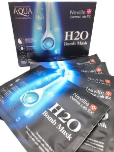 Neville Derma Lab EX H2O Bomb Mask 湧泉活水保濕面膜(1盒5塊)